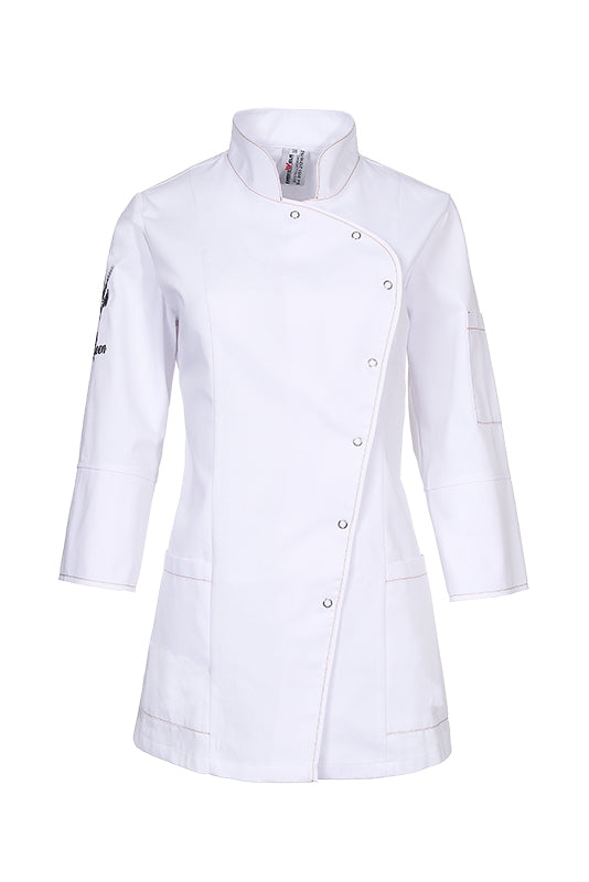 Damenkochjacke Hiara_Spicy Butcher Edition in Weiß
