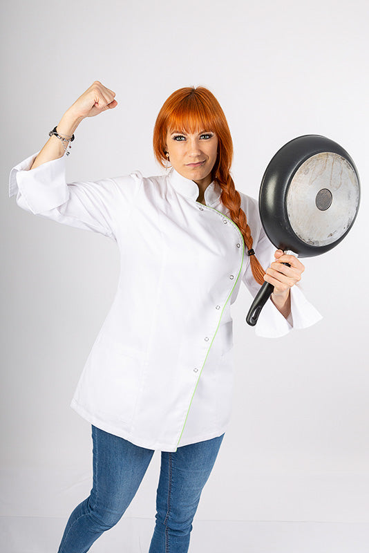 Damenkochjacke Hiara_White Edition von Enrico Wieland