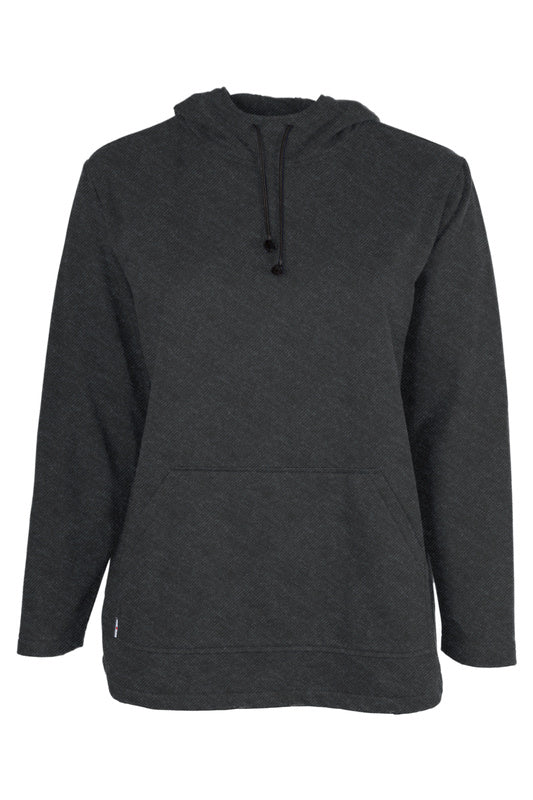 Unisex Sweat Pulli Alaska in Dunkelgrau meliert