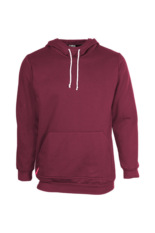 Hoodie Skandinavien in Weinrot