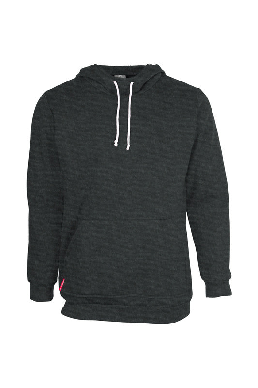 Hoodie Skandinavien in Dunkelgrau meliert