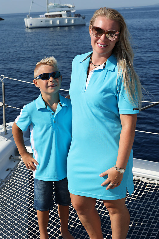 Polo dress Liv Short Sleeve – Comfortable polo dress made of light, elastic material