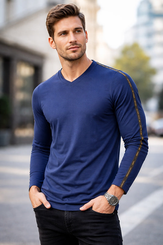 Exclusive Longsleeve Ibiza | V-Neck Shirt Men | XXS-5XL
