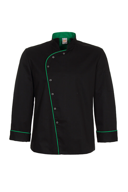Performance Kochjacke Lorenzo_Black Edition von Enrico Wieland Berufsbekleidung