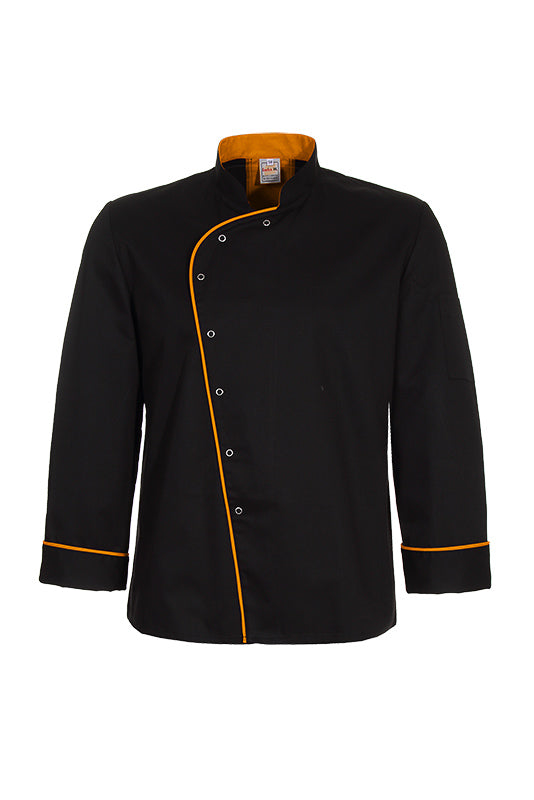 Performance Kochjacke Lorenzo_Black Edition von Enrico Wieland Berufsbekleidung