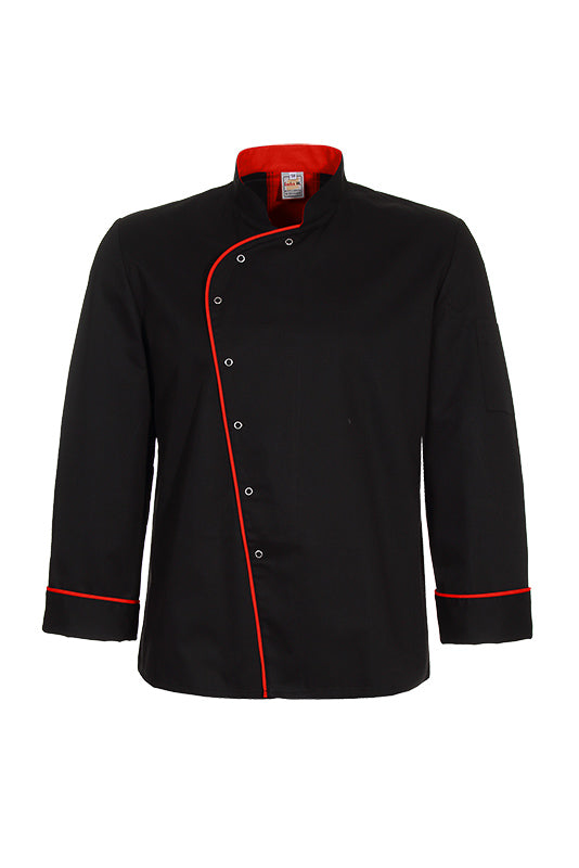 Performance Kochjacke Lorenzo_Black Edition von Enrico Wieland Berufsbekleidung