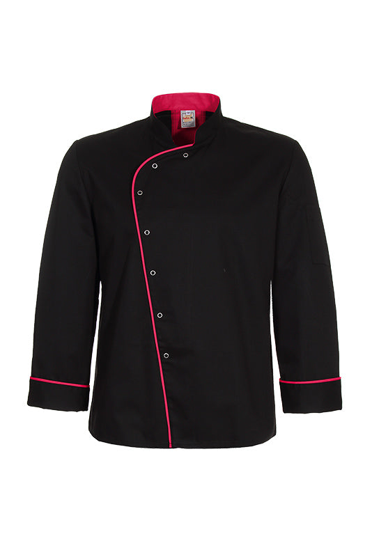 Performance Kochjacke Lorenzo_Black Edition von Enrico Wieland Berufsbekleidung