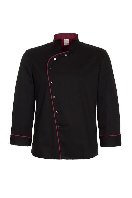 Performance Kochjacke Lorenzo_Black Edition von Enrico Wieland Berufsbekleidung