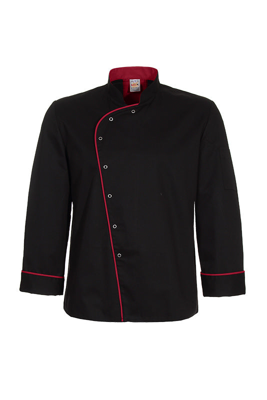 Performance Kochjacke Lorenzo_Black Edition von Enrico Wieland Berufsbekleidung