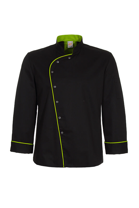 Performance Kochjacke Lorenzo_Black Edition von Enrico Wieland Berufsbekleidung