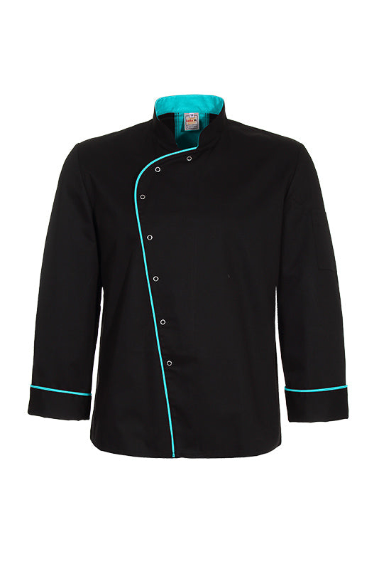 Performance Kochjacke Lorenzo_Black Edition von Enrico Wieland Berufsbekleidung