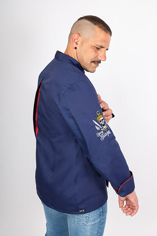 Kochjacke Lorenzo_Navy Edition von Enrico Wieland