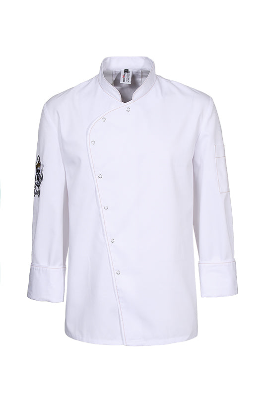 Herren Kochjacke Lorenzo_Spicy Butcher Edition in Weiß