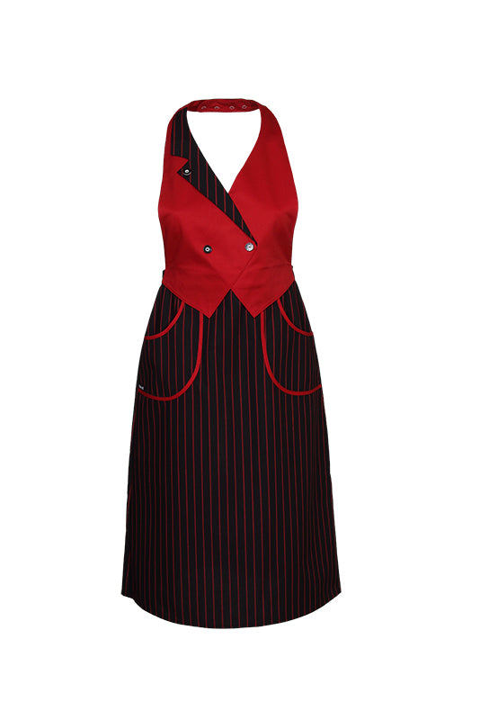 Latzrockschürze Madrid_mgR_Black Cherry Edition