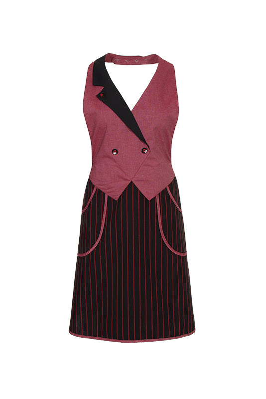 Latzrockschürze Madrid_Black Cherry Edition