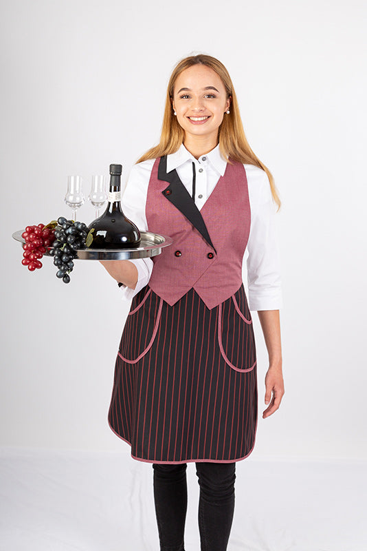 Latzrockschürze Madrid_Black Cherry Edition