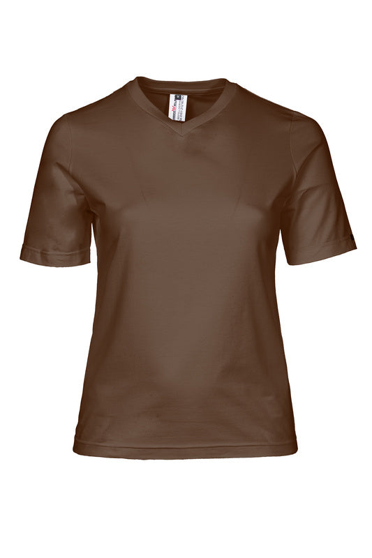Unisex T-Shirt Neapel mit kurzen Armen in Braun