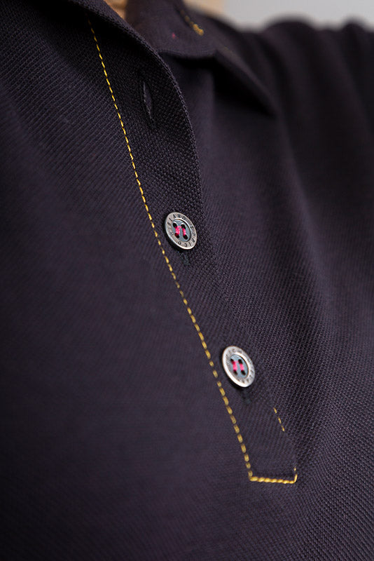 Damenpoloshirt Patty_Spicy Butcher Edition in Schwarz