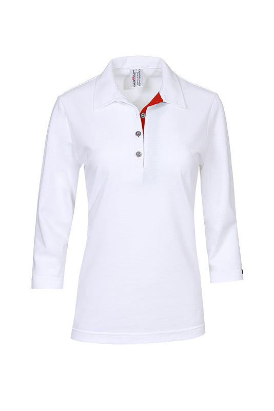 Damen Poloshirt Patty_White Edition von Enrico Wieland