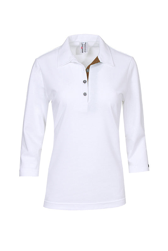 Damen Poloshirt Patty_White Edition von Enrico Wieland