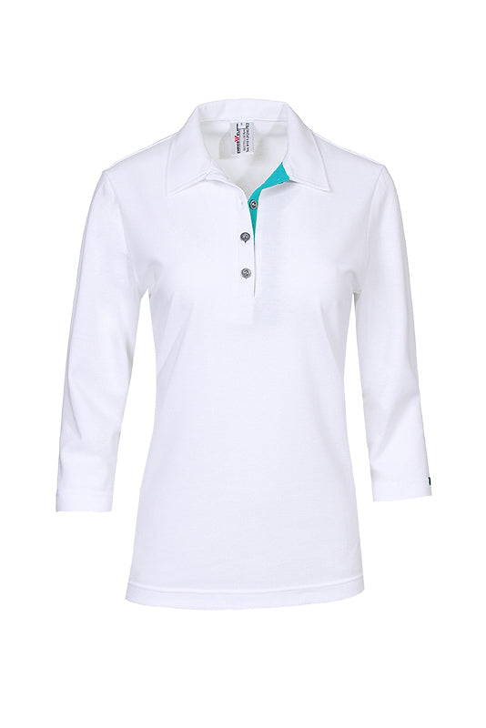 Damen Poloshirt Patty_White Edition von Enrico Wieland