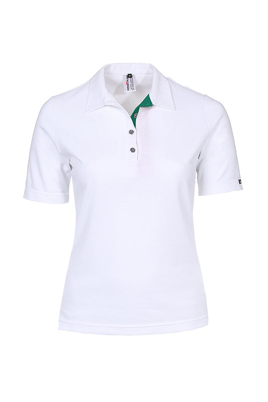Damen Poloshirt Patty_White Edition von Enrico Wieland