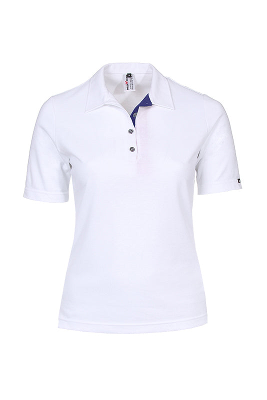 Damen Poloshirt Patty_White Edition von Enrico Wieland