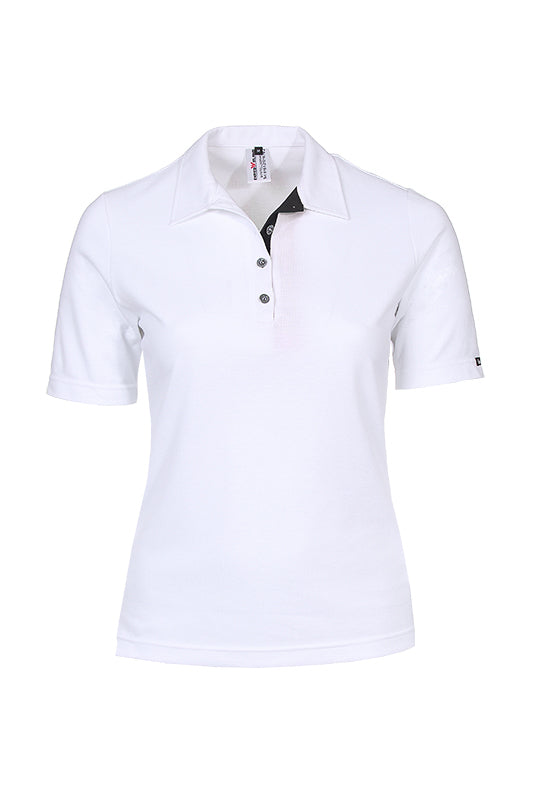 Damen Poloshirt Patty_White Edition von Enrico Wieland