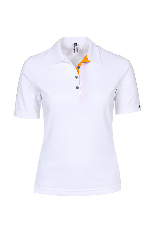 Damen Poloshirt Patty_White Edition von Enrico Wieland