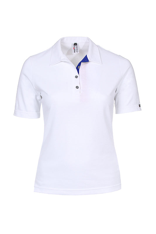 Damen Poloshirt Patty_White Edition von Enrico Wieland