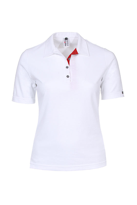 Damen Poloshirt Patty_White Edition von Enrico Wieland