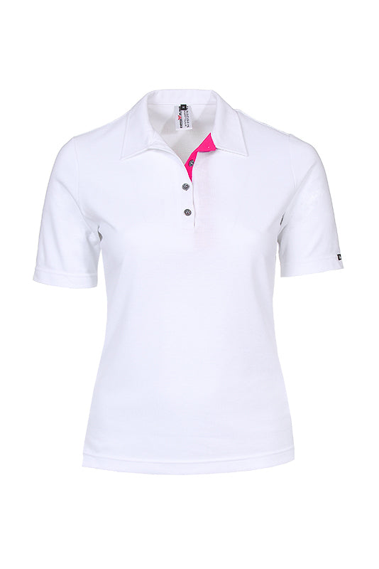 Damen Poloshirt Patty_White Edition von Enrico Wieland