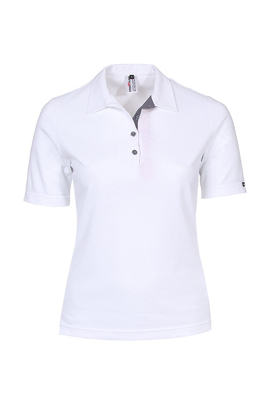 Damen Poloshirt Patty_White Edition von Enrico Wieland