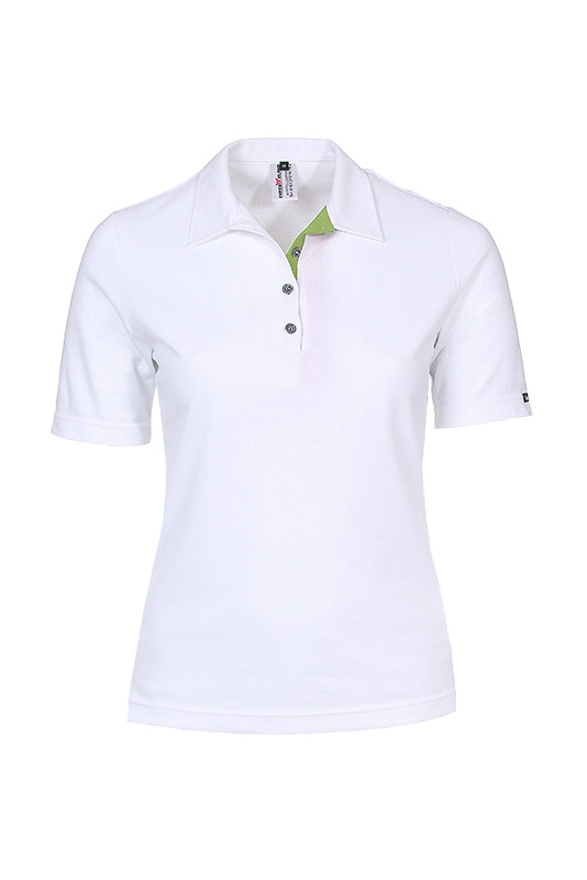 Damen Poloshirt Patty_White Edition von Enrico Wieland