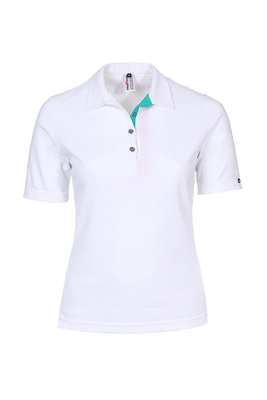 Damen Poloshirt Patty_White Edition von Enrico Wieland