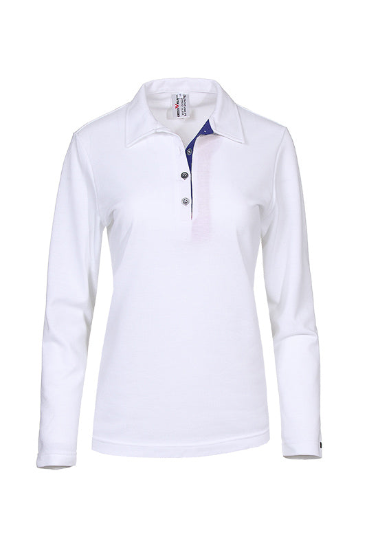 Damen Poloshirt Patty_White Edition von Enrico Wieland