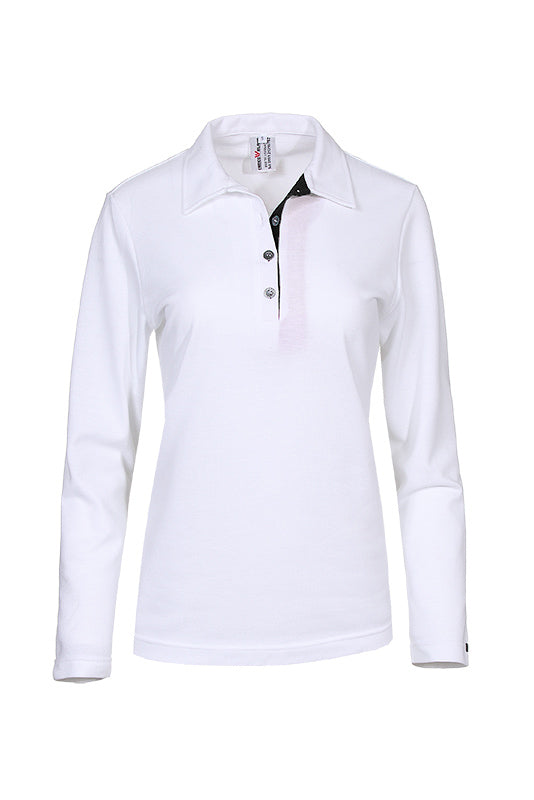 Damen Poloshirt Patty_White Edition von Enrico Wieland