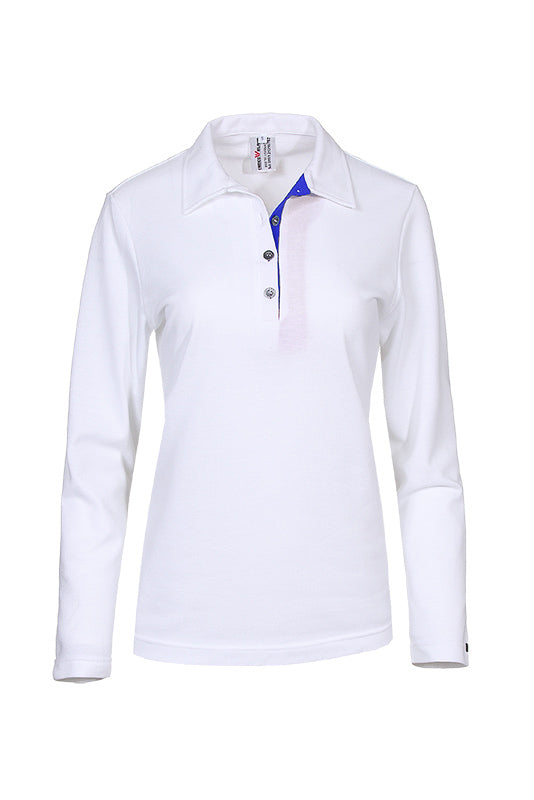 Damen Poloshirt Patty_White Edition von Enrico Wieland