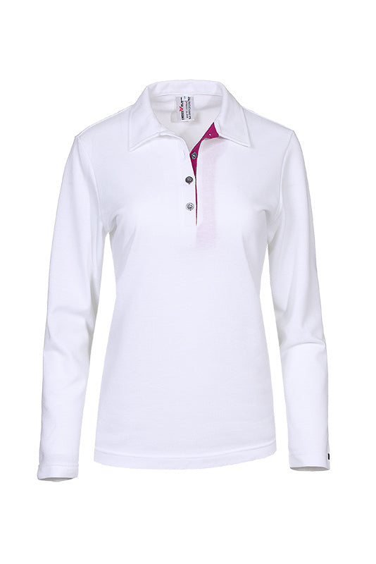 Damen Poloshirt Patty_White Edition von Enrico Wieland