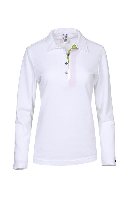 Damen Poloshirt Patty_White Edition von Enrico Wieland