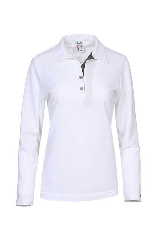 Damen Poloshirt Patty_White Edition von Enrico Wieland