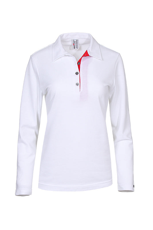 Damen Poloshirt Patty_White Edition von Enrico Wieland