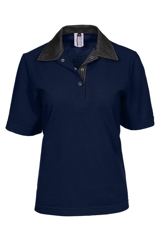 Damen Poloshirt Pauline_Jenas Edition in Blau