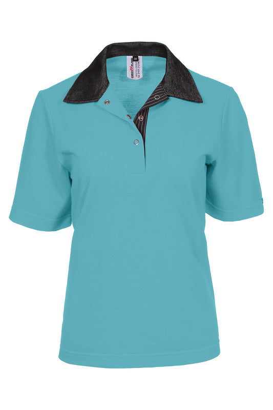 Damen Poloshirt Pauline_Jenas Edition in Blau