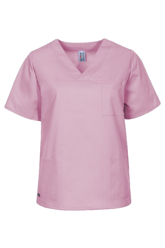 Pflegekasack Medical in Kurzarm in Rosa
