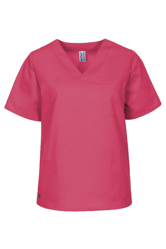 Pflegekasack Medical in Kurzarm in Pink