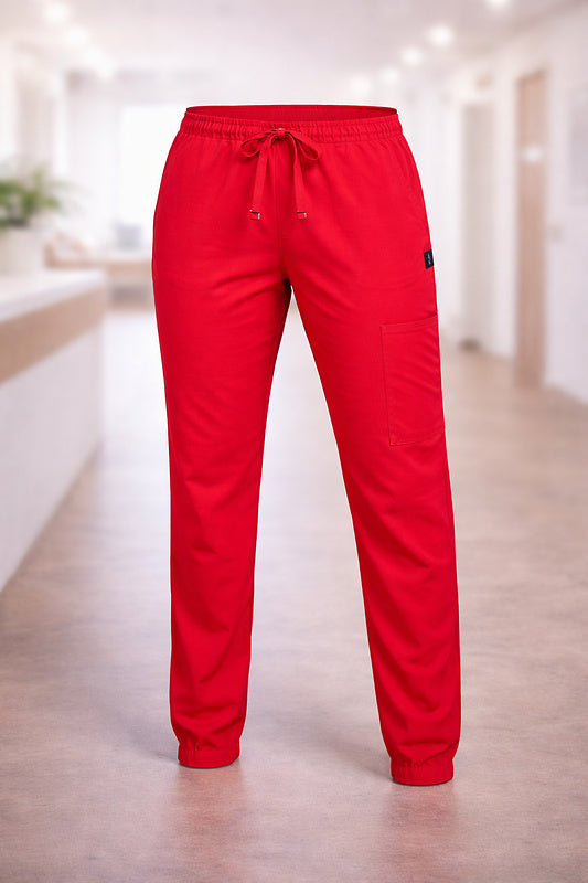 Bundhose Medicina – bequeme Unisex-Pflegehose mit Stretch, Gummibund und Bindebändern