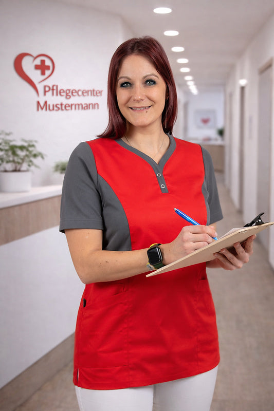 Polo Dress Nila II for women with polo shirt inserts – modern, comfortable, and durable