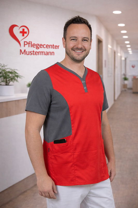 Men's Polo Shirt Nilav II with Polo Shirt Inserts – Modern, Comfortable, and Durable (Copy)