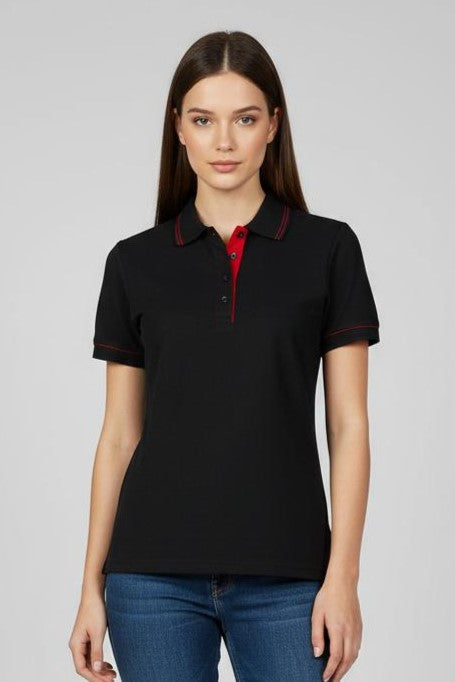 Poloshirt Patty_Black Edition 1/2 Arm für Damen